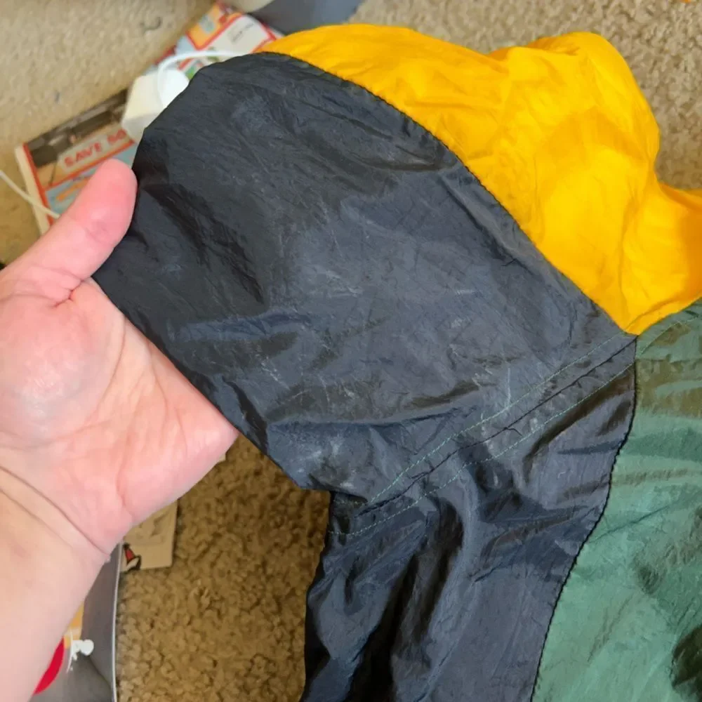 Boys Vintage Green Bay Packers Windbreaker Jacket